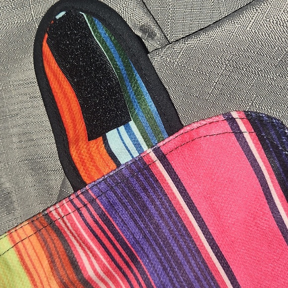 NIB Colorful Striped Dog Jacket Small - Picture 5 of 10